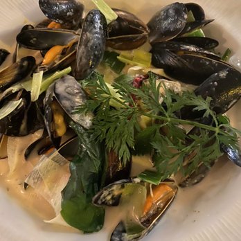 Oscars Seafood Bistro - Monkfish with mussels - Seafood Near Me - Galway, G Oscars Seafood Bistro - Monkfish with mussels - Seafood Near Me - Galway, G