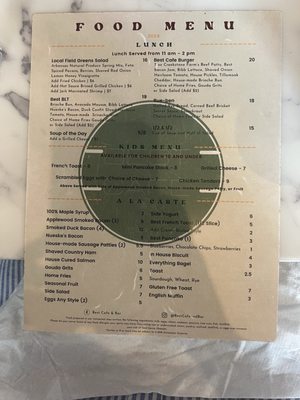 Menu photo 6 Best Cafe & Bar Hot Springs, AR Menu photo 6 Best Cafe & Bar Hot Springs, AR