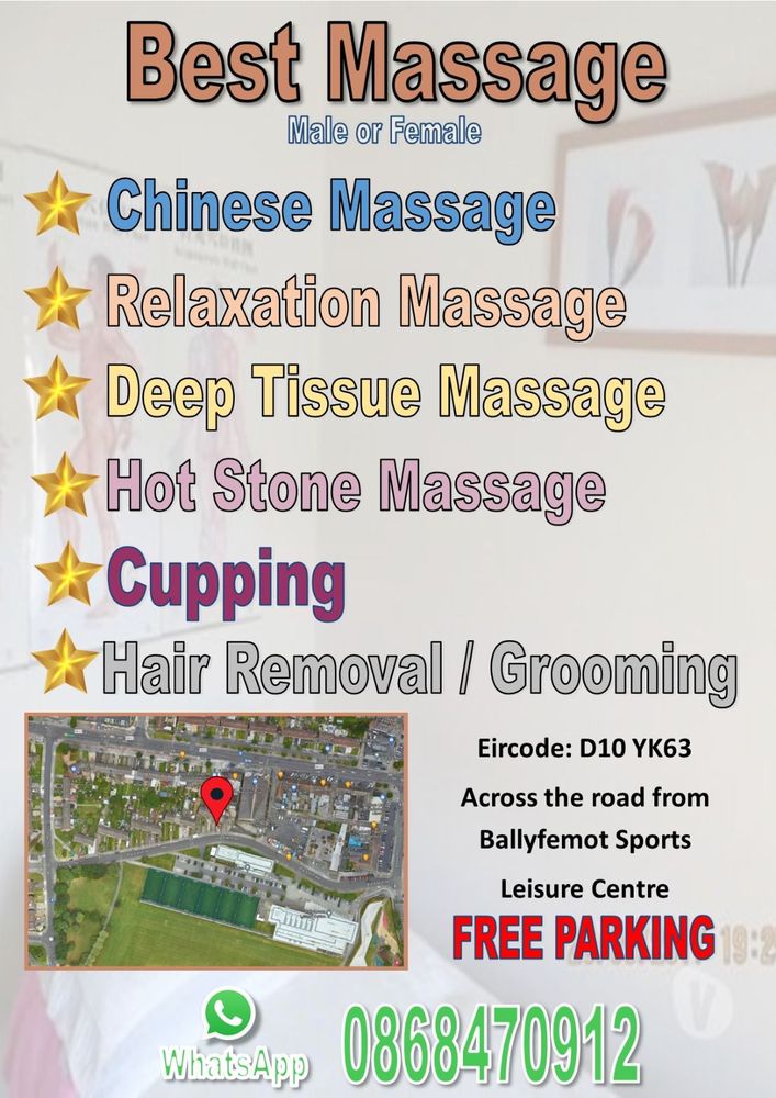 ENERGY CHINESE MASSAGE Updated September 2024 26 Blackditch Road, Ballyfermot, Co. Dublin