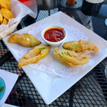 Arturo’s Restaurant - Fried Stuffed zucchini Flower App - Breakfast & Brunch Near Me - Branford, Connecticut