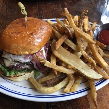 Duke's Grocery - Proper Burger with Fries and a Runny Egg - Burgers Near Me - Washington, DC, District of Columbia