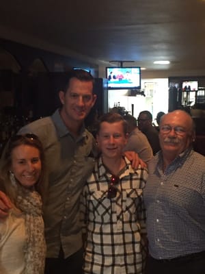 Photo of Suspenders Restaurant & Bar - New York, NY, US. Hanging out with Billy. Great host.