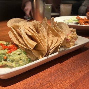 Redrock Canyon Grill - We decided to get a starter of the double dips and our friends got spicy wings. - American Near Me - Tulsa, Oklahoma Redrock Canyon Grill - We decided to get a starter of the double dips and our friends got spicy wings. - American Near Me - Tulsa, Oklahoma