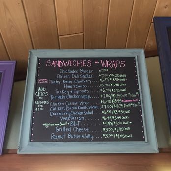 The Chickadee Coffeehouse & Deli - Sandwich menu - Cafes Near Me - Barnum, Minnesota The Chickadee Coffeehouse & Deli - Sandwich menu - Cafes Near Me - Barnum, Minnesota