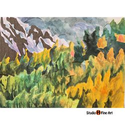 Studio H Fine Art - Landscape Paper Collage. Kids and Teens Mixed Media Arts & Crafts class in Irvine, CA