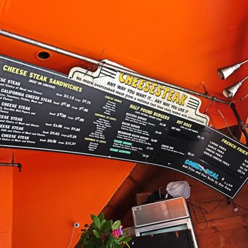 Buster's Cheesesteak - Old school menu! Yo Adrian! - American Near Me - San Francisco, California Buster's Cheesesteak - Old school menu! Yo Adrian! - American Near Me - San Francisco, California