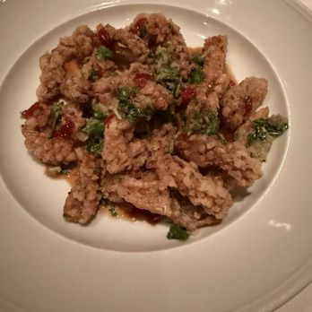Bin 54 Steak & Cellar - Fried Salt and Pepper calamari with a chili sauce. - Steakhouses Near Me - Chapel Hill, North Carolina Bin 54 Steak & Cellar - Fried Salt and Pepper calamari with a chili sauce. - Steakhouses Near Me - Chapel Hill, North Carolina