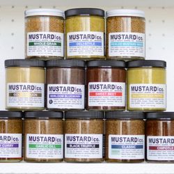 Mustard and Co. - Our delicious in-house mustard brand.