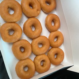 Unlglazed original glazed doughnuts Unlglazed original glazed doughnuts