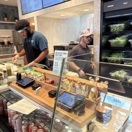 Chopt Staff making delicious salads.