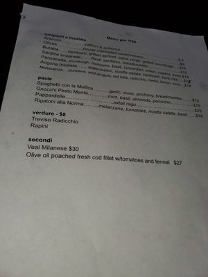 Menu photo 6 Macosa Trattoria Brooklyn, NY