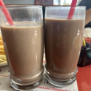Friendly's - chocolate milk, one was 90% milk and one was 90% syrup. - Burgers Near Me - Lebanon, Pennsylvania