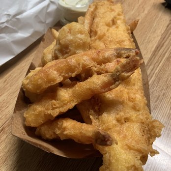 Chef John's Fish & Chips - Seafood platter: 1 fish, 3 jumbo shrimp, scallops, fried clams and chips (fries) - Fish & Chips Near Me - Lemon Grove, California Chef John's Fish & Chips - Seafood platter: 1 fish, 3 jumbo shrimp, scallops, fried clams and chips (fries) - Fish & Chips Near Me - Lemon Grove, California