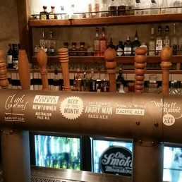 Beers on tap