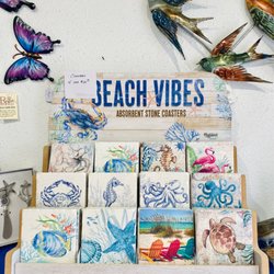Treasure Cove - Beachy themed coasters 7/7/23