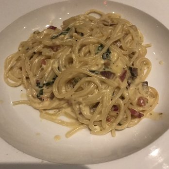Casarecce - Spaghetti Cabonara - Italian Near Me - Boston, Massachusetts