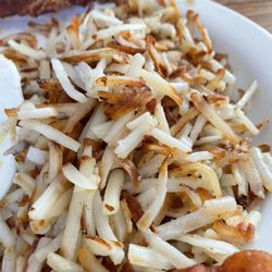 The Hungry Stork - Hash browns.