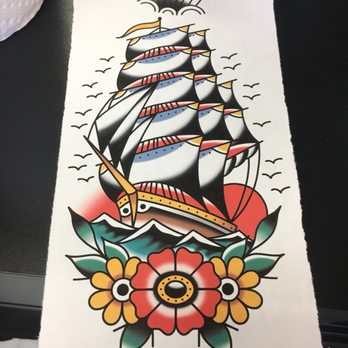 Outer Limits Tattoo & Body Piercing - Drawing of tattoo by Andrew Baysinger. - Tattoo Near Me - Costa Mesa, California