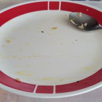 Kyodong Noodle - Poured out of togo container onto plate. Then poured on pan to cook - Korean Near Me - Arcadia, California