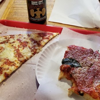 Sac's Place - 4/19/18. Slice of regular, slice of marinara and an ice cold saspararilla. Together, they make for an excellent lunch. - Pizza Near Me - Astoria, New York Sac's Place - 4/19/18. Slice of regular, slice of marinara and an ice cold saspararilla. Together, they make for an excellent lunch. - Pizza Near Me - Astoria, New York