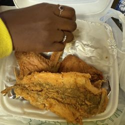 Soul Food Chess House - 2 fried fish,2 chicken wings & 2 sides