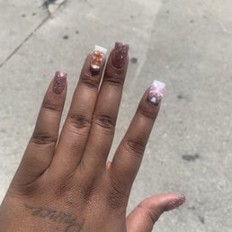 There just to fat the polish to thick !!! And my 1st finger wasn't even with the rest