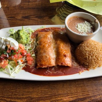 Salsa Verdes - Beef Enchilada plate - Mexican Near Me - Palos Verdes Estates, California