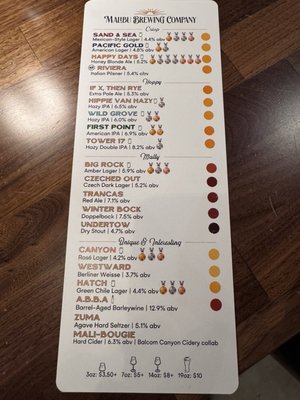 Menu photo 5 Malibu Brewing Malibu, CA Menu photo 5 Malibu Brewing Malibu, CA