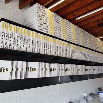 Maker Pizza Cameron - All those boxes. Decor. - Pizza Near Me - Toronto, Ontario