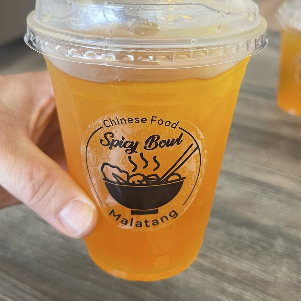 Spicy Bowl - Fresh Passion Fruit Tea, OMG so delicious! - Chinese Near Me - Corona, California