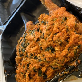 Naija Cafe & Restaurant - Egusi with Chicken - African Near Me - Clinton, Maryland Naija Cafe & Restaurant - Egusi with Chicken - African Near Me - Clinton, Maryland