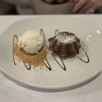 Mito - Chocolate lava cake with vanilla ice cream on graham cracker crumble - Japanese Near Me - Bayside, New York