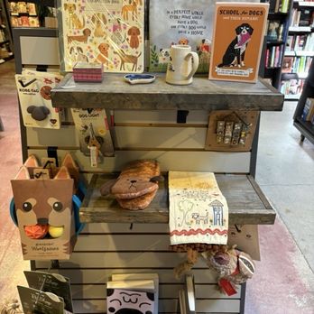 Changing Hands Bookstore - Dog display of goodies 2025 - Bookstores Near Me - Phoenix, Arizona