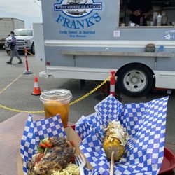 Fisherman Frank’s Food Truck - Snapper special and street corn