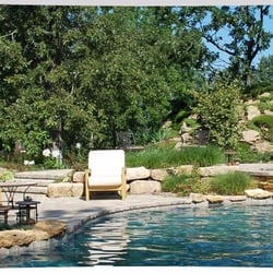 Landscape Architecture - Swimming Pool with Natural Pond Look