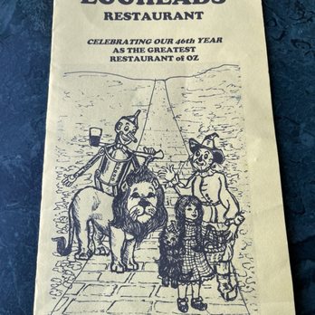 Egghead's Restaurant - The menu also after the theme is a great time pass - Breakfast & Brunch Near Me - Fort Bragg, California