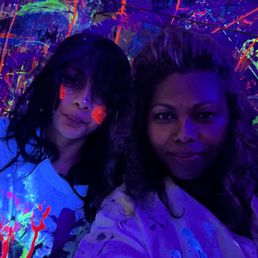 We enjoyed our time together painting the walls