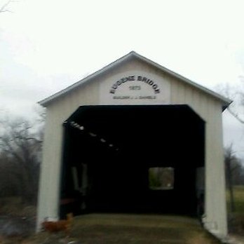 Eugene Covered Bridge - Landmarks & Historical Buildings Near Me - Cayuga, Indiana Eugene Covered Bridge - Landmarks & Historical Buildings Near Me - Cayuga, Indiana