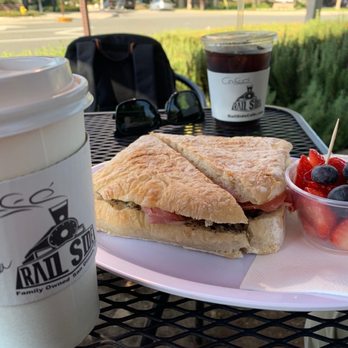 Rail Side Cafe - Prosciutto Panini - Coffee & Tea Near Me - San Dimas, California