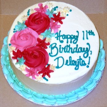 Baked4U - a birthday cake decorated with roses - Bakeries Near Me - Peterborough, Ontario Baked4U - a birthday cake decorated with roses - Bakeries Near Me - Peterborough, Ontario