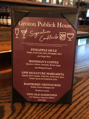 Menu photo 2 Groton Publick House Groton, MA Menu photo 2 Groton Publick House Groton, MA