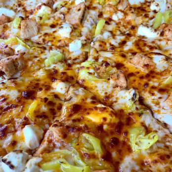 Bash's - Buffalo chicken pizza with added cream cheese - Pizza Near Me - Frederick, Colorado