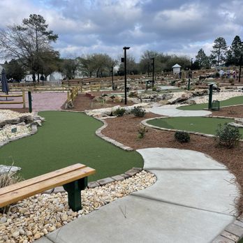 Wee Pines Miniature Golf - Halfway thru Calamity Jane - Mini Golf Near Me - Pinehurst, North Carolina