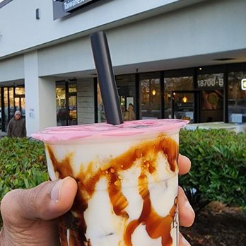 Ding Tea - Lynnwood - Monster Boba Latte GH - Bubble Tea Near Me - Lynnwood, Washington Ding Tea - Lynnwood - Monster Boba Latte GH - Bubble Tea Near Me - Lynnwood, Washington