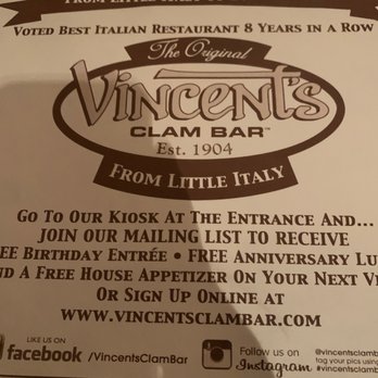 Vincent's Clam Bar - Seafood Near Me - Carle Place, New York Vincent's Clam Bar - Seafood Near Me - Carle Place, New York