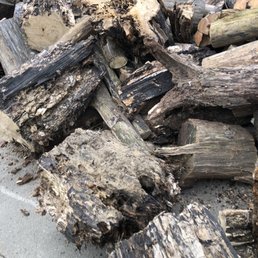 Wood in my driveway Wood in my driveway