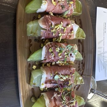 The Restaurant at Kellogg Ranch - Melon with prosciutto - New American Near Me - Pomona, California