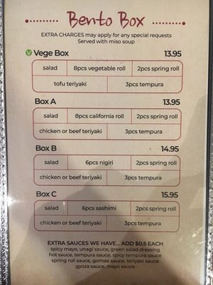 Menu photo 1 Sakeya Sushi Port Moody, BC Menu photo 1 Sakeya Sushi Port Moody, BC