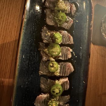Hiroki-san - Kanpachi Carpaccio - Japanese Near Me - Detroit, Michigan