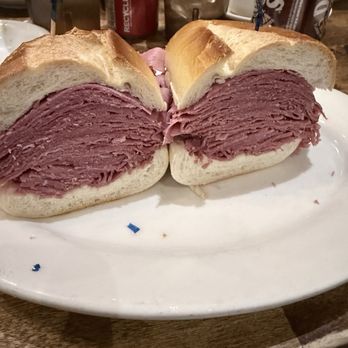Lido Kosher Deli - Corned beef in a club roll - Delis Near Me - Long Beach, New York Lido Kosher Deli - Corned beef in a club roll - Delis Near Me - Long Beach, New York